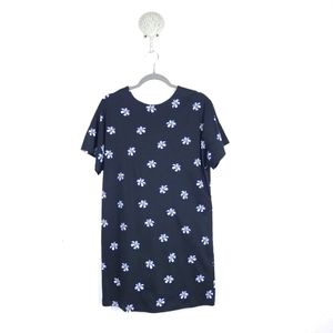 BIMBA Y LOLA Floral Print Back Twist Cut-Out Mini Shift Dress